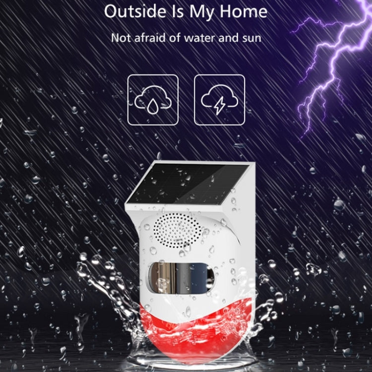 Outdoor Waterproof Solar Infrared Alarm, Spec: