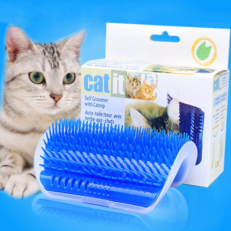Pet Cat Corner Rub Hair Massage Brush