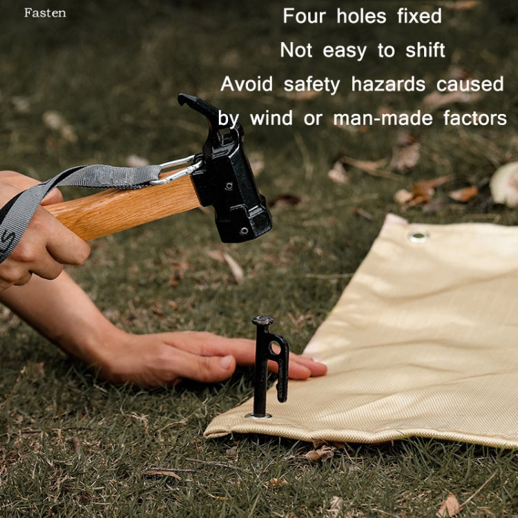 Outdoor Camping Fiberglass Heat Insulation Pad Fireproof Cloth, Size: