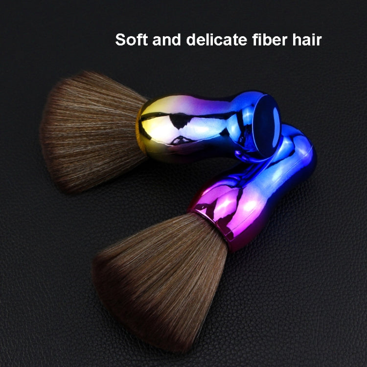 Electroplating Broken Hair Brush Haircut Neck Cleaning Brush