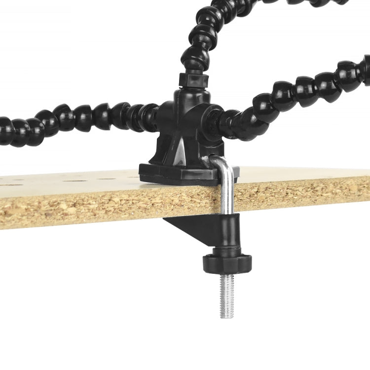 Y4BK-XS Universal Arm Clip-On Base Four-Claw Soldering Station