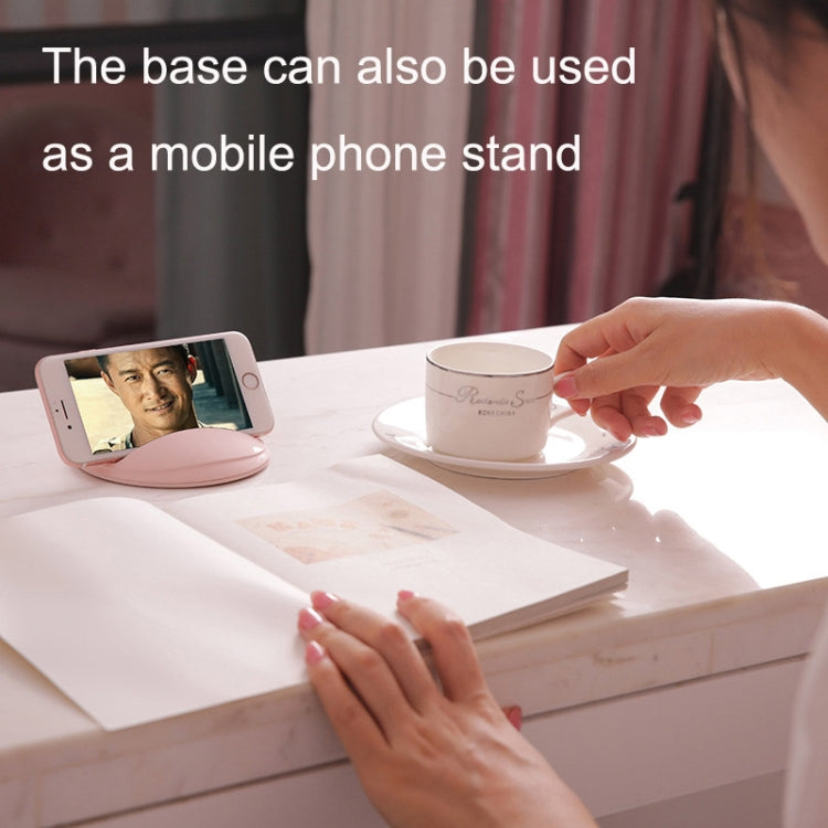 Flydee FD008-1 Portable LED Makeup Mirror With Bracket Wall Hanging Vertical Dual-Use Makeup Mirror