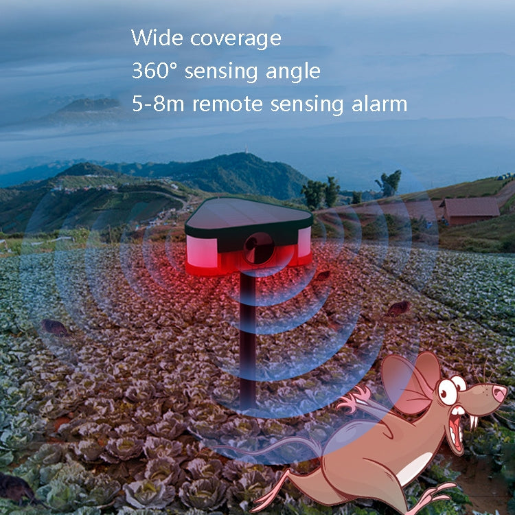 Solar Mouse Repeller High Frequency Ultrasonic Animal Drive