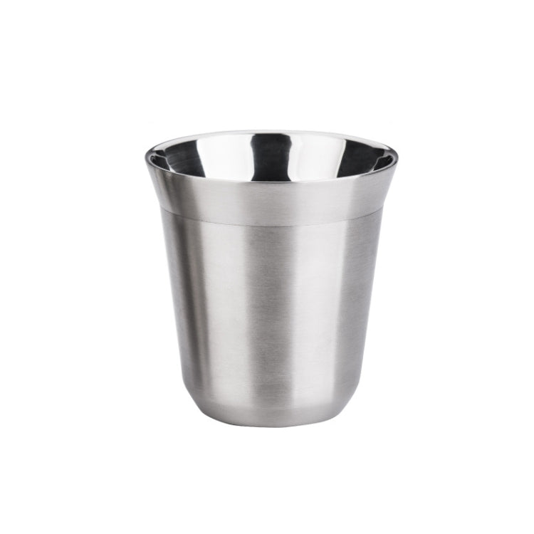 304 Stainless Steel Coffee Capsule Cup Double Insulation Coffee Cup, Style: