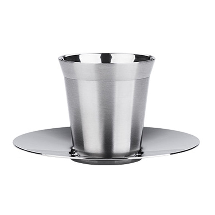 304 Stainless Steel Coffee Capsule Cup Double Insulation Coffee Cup, Style: