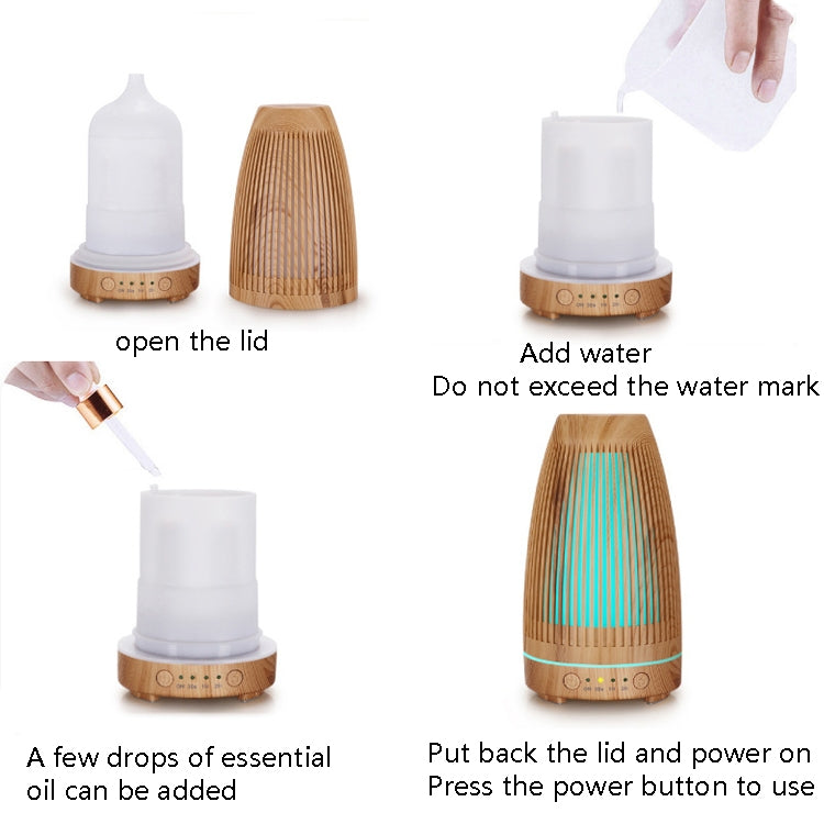 STB-103 Atmosphere Colorful Light Humidifier Aroma Diffuser