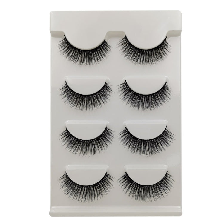 SHIDISHANGPIN 3D Mink False Eyelashes Naturally Thick Eyelashes