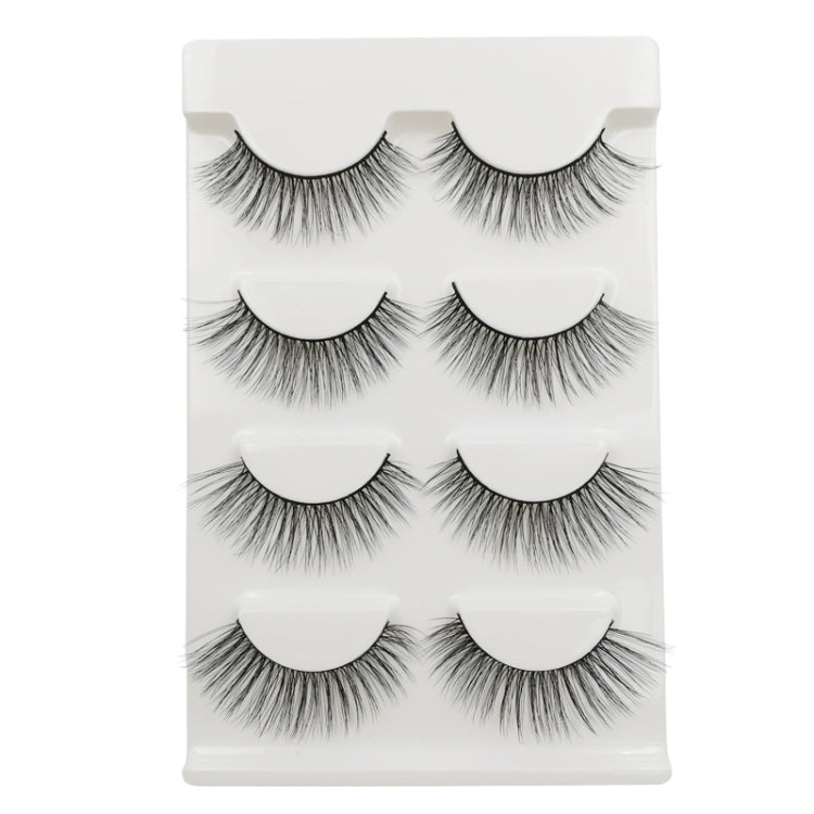 SHIDISHANGPIN 3D Mink False Eyelashes Naturally Thick Eyelashes