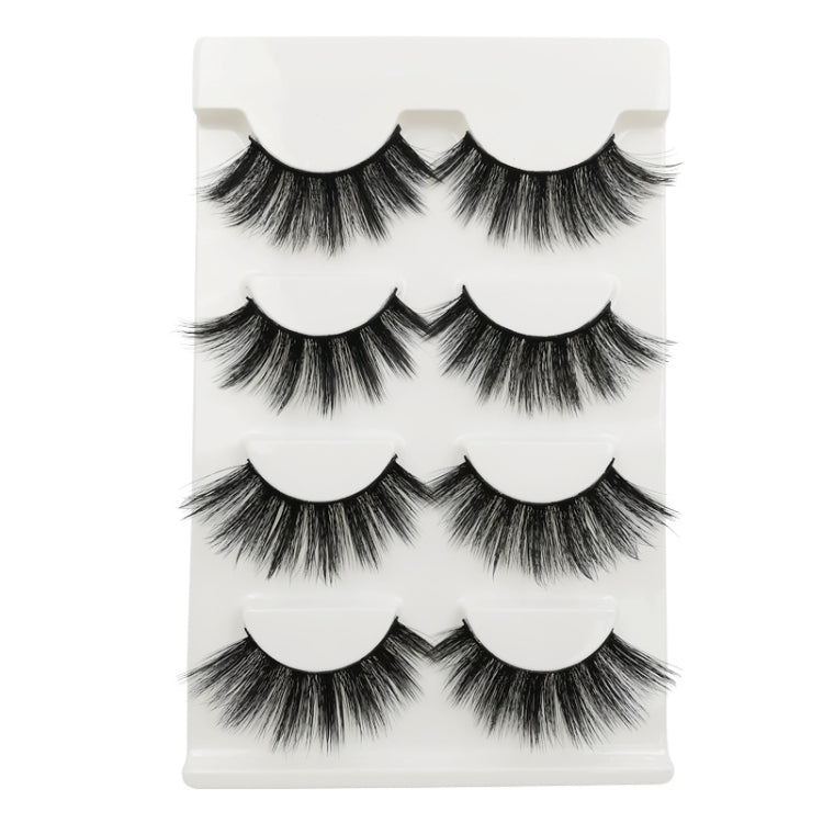 SHIDISHANGPIN 3D Mink False Eyelashes Naturally Thick Eyelashes