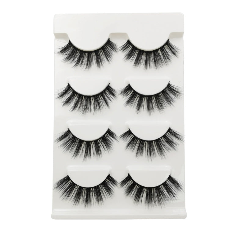 SHIDISHANGPIN 3D Mink False Eyelashes Naturally Thick Eyelashes