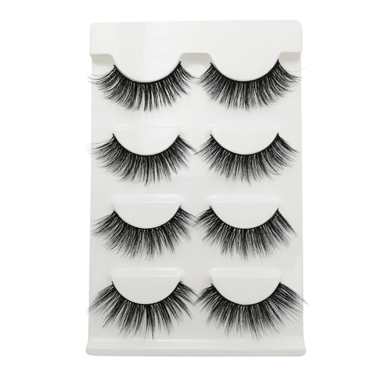 SHIDISHANGPIN 3D Mink False Eyelashes Naturally Thick Eyelashes