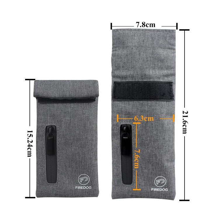 FIREDOG CL-104 Zipper Smoke Anti-Clad Bag Mini Tobacco Bag