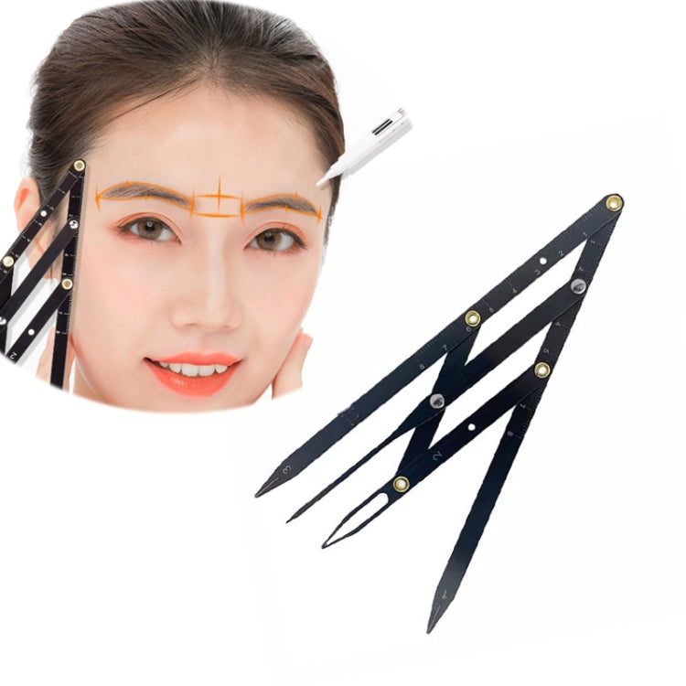 Eyebrow Ruler Three-point Positioning Balance Eyebrow Card