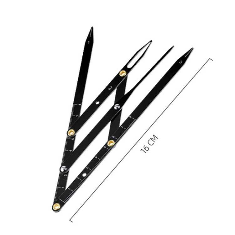 Eyebrow Ruler Three-point Positioning Balance Eyebrow Card