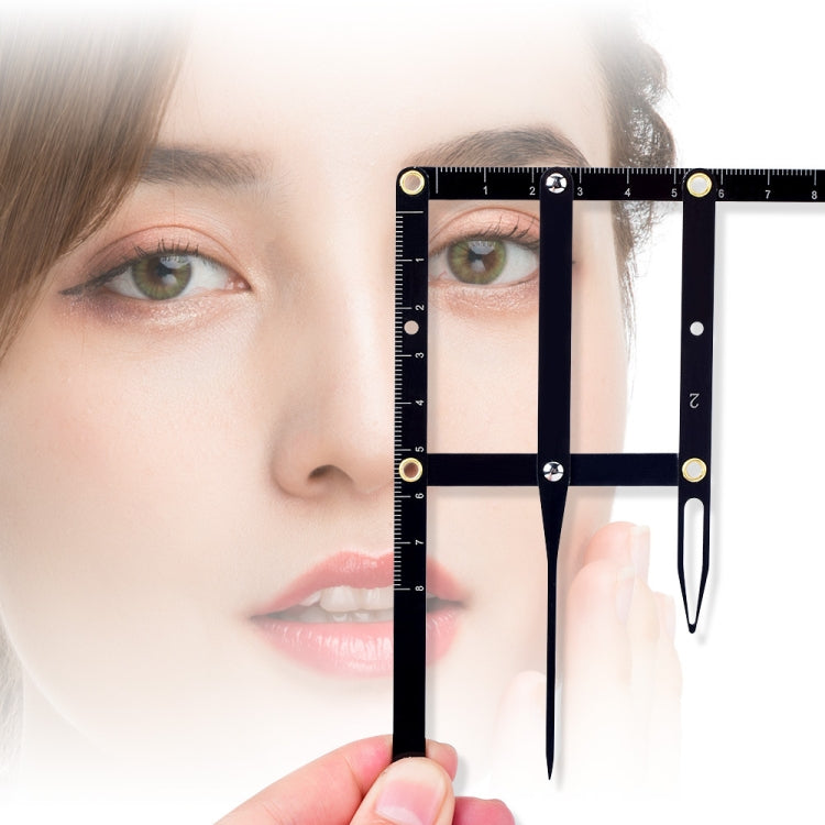 Eyebrow Ruler Three-point Positioning Balance Eyebrow Card