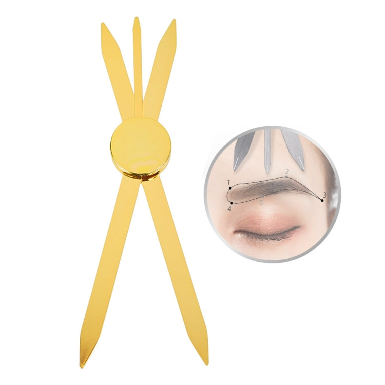 Three-point Positioning Tattoo Measuring Eyebrow Ruler
