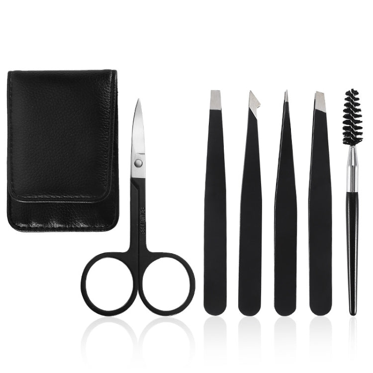 6-In-1 Stainless Steel Eyebrow Trimming Set