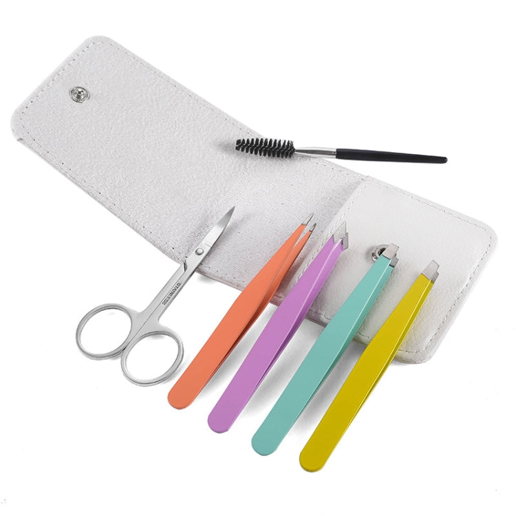 6-In-1 Stainless Steel Eyebrow Trimming Set