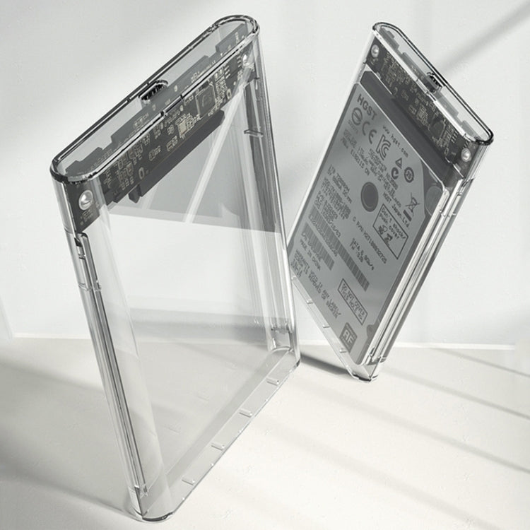 TU31 2.5 Inch USB3.1 TYPE-C Interface Hard Disk Transparent Protective Shell