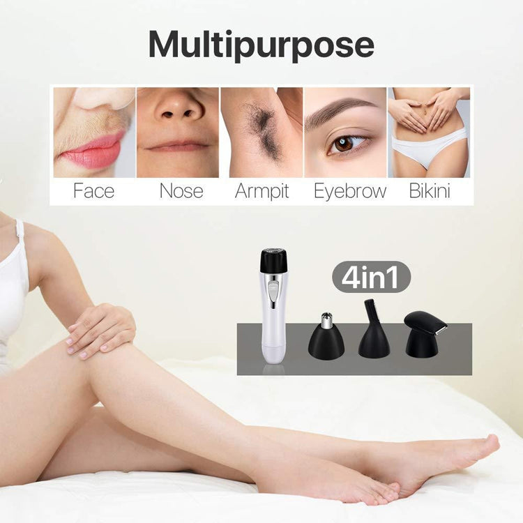 BZ-3563B 4 In 1 USB Shaver Nose Hair Trimmer