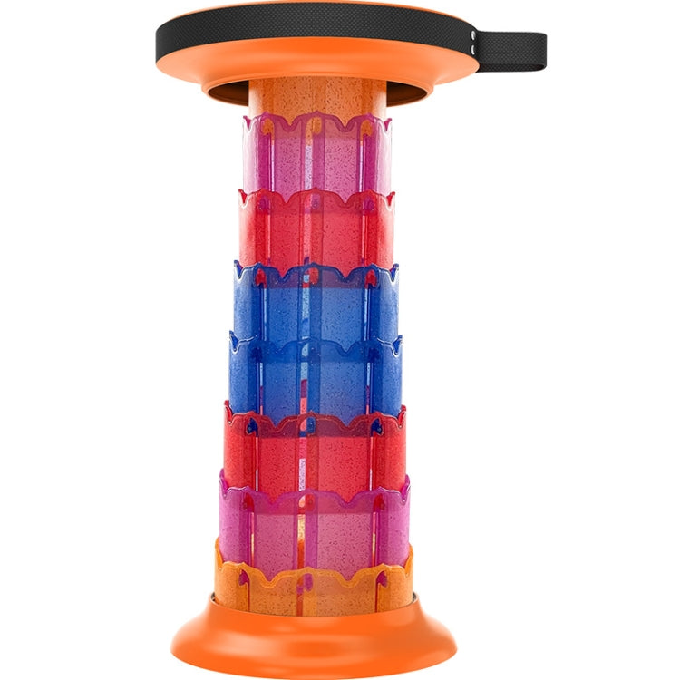 Outdoor Portable Lotus Heightened Folding Telescopic Stool