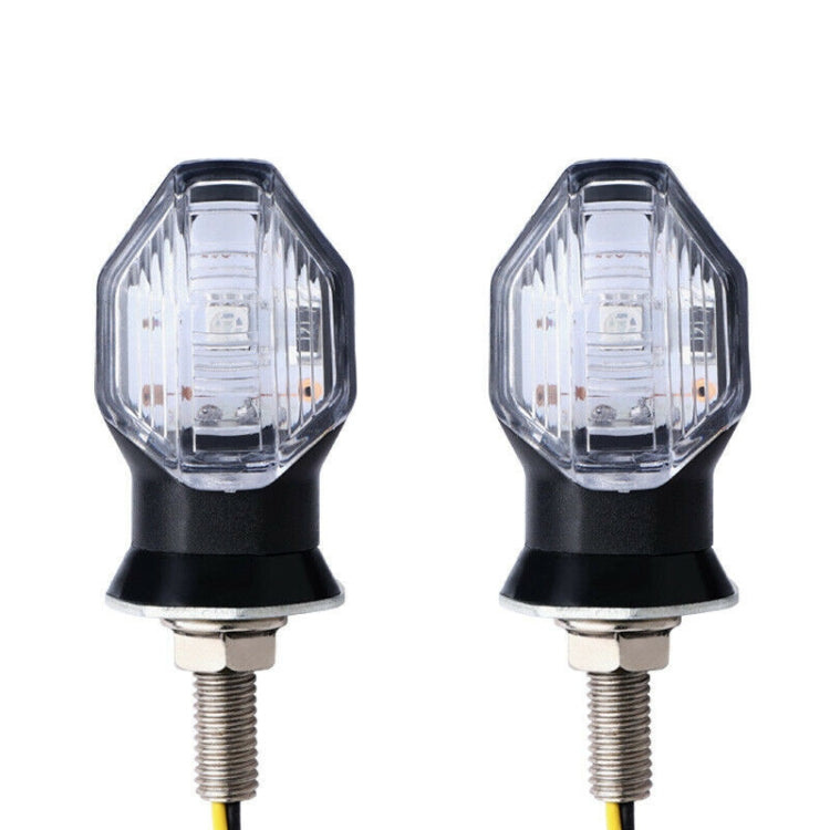2pcs Motorcycle Steering Lamp Small Shark LED Highlight
