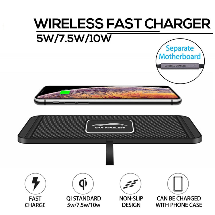C1 15W Car Anti-Skid Mats Wireless Charger