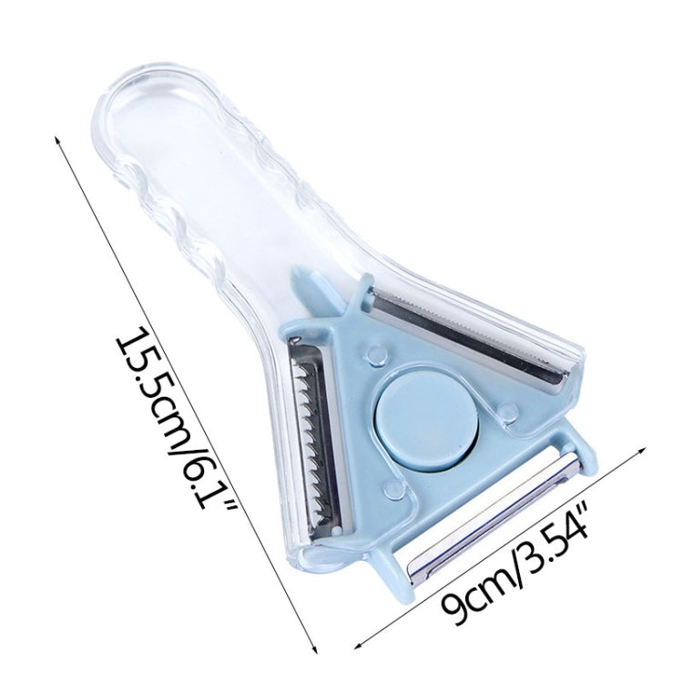 2 PCS 3 in 1 Peeler Vegetable And Fruit Peeler