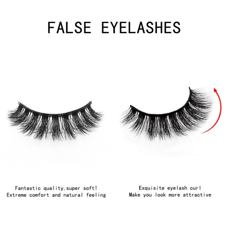 ShiDiShangPin 5 Pairs Mink Fake Eyelashes With Tweezers