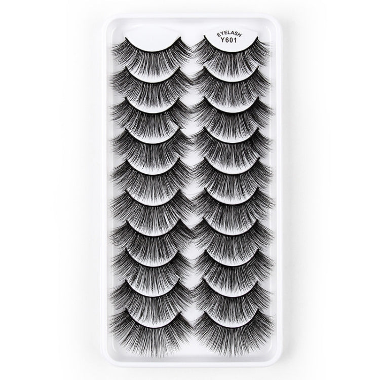 10 Pairs 3D Cat Eye False Eyelashes Naturally Thick And Fluffy Eyelashes