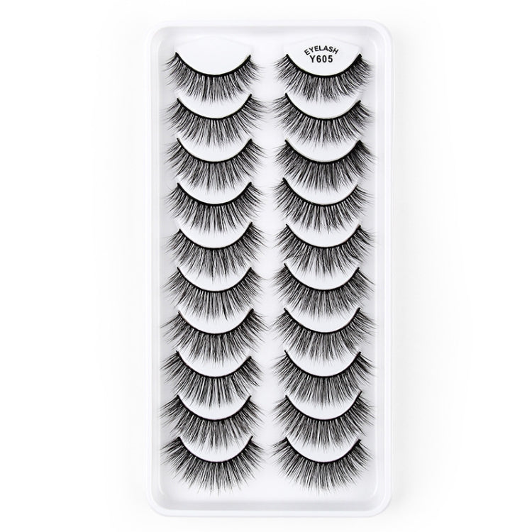 10 Pairs 3D Cat Eye False Eyelashes Naturally Thick And Fluffy Eyelashes