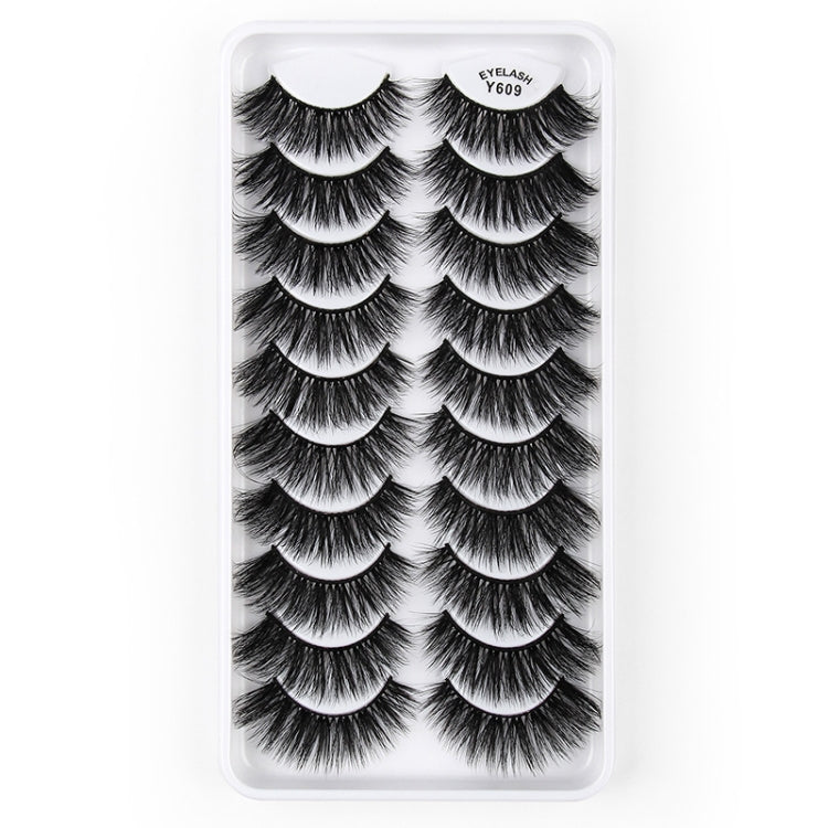 10 Pairs 3D Cat Eye False Eyelashes Naturally Thick And Fluffy Eyelashes
