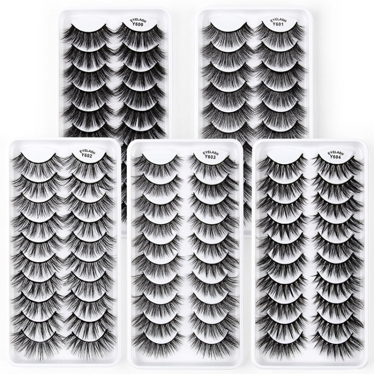 10 Pairs 3D Cat Eye False Eyelashes Naturally Thick And Fluffy Eyelashes
