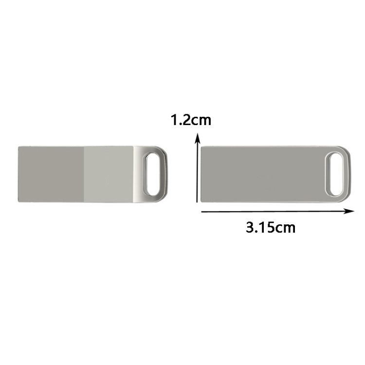 JHQG1 Step Shape Metal High Speed USB Flash Drives