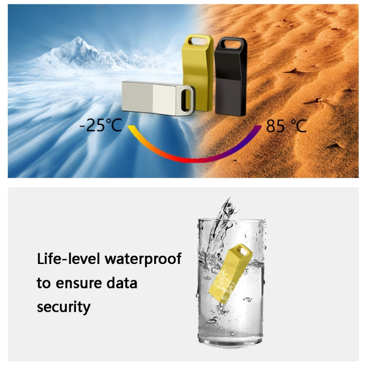 JHQG1 Step Shape Metal High Speed USB Flash Drives