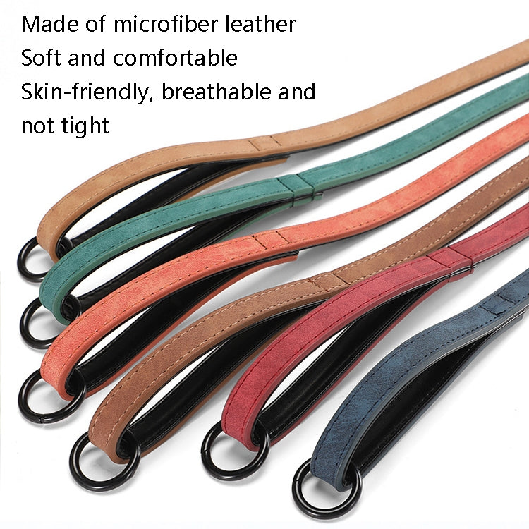 JINMAOHOU Dogs Double-Layer Leather Collar