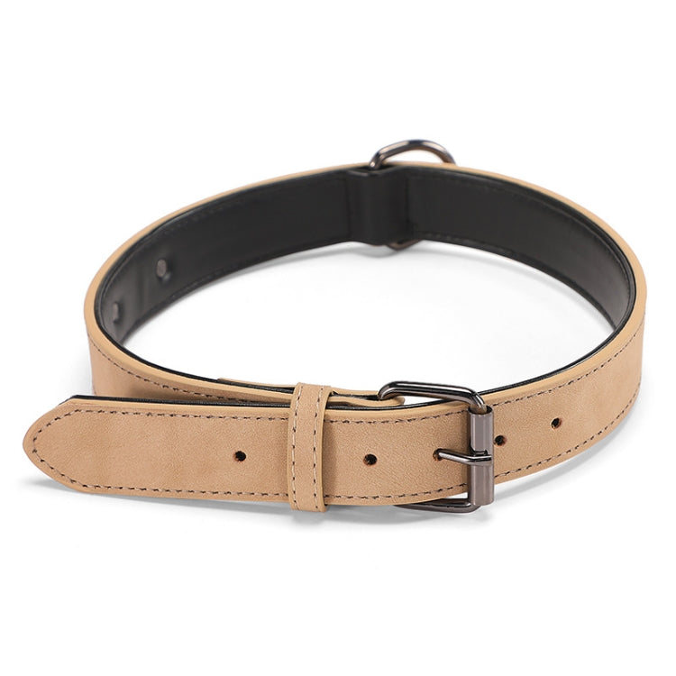 JINMAOHOU Dogs Double-Layer Leather Collar