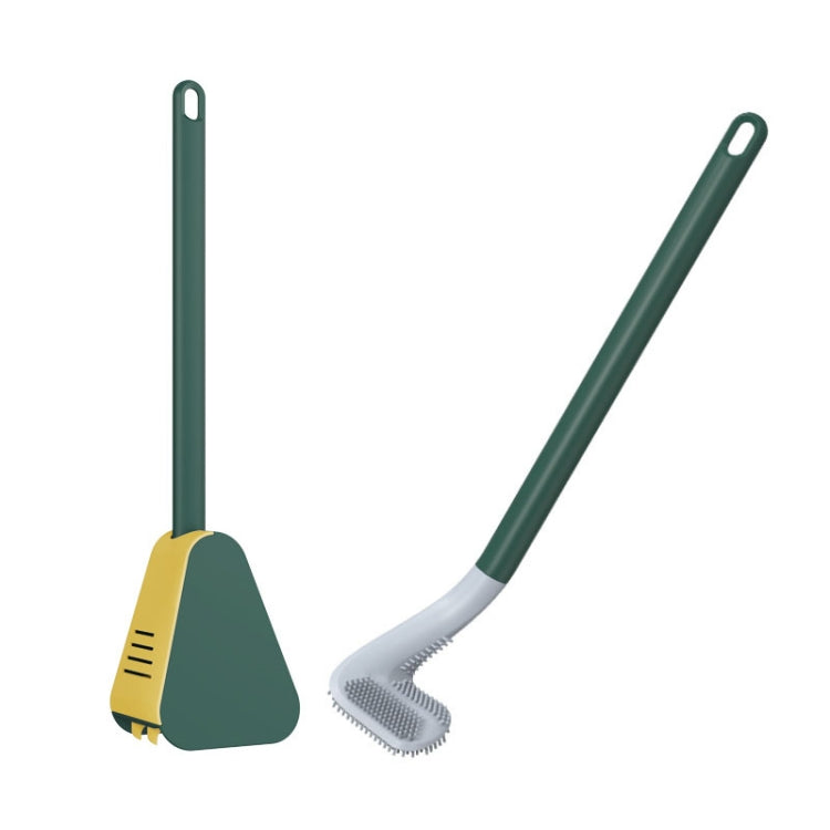 Golf Toilet Brush With Self-Opening And Closing Water-Proof Base