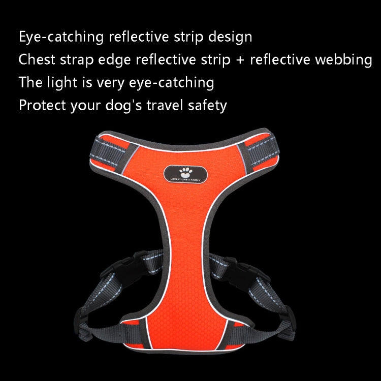 BL-852 Pet Traction Rope Mesh Breathable Dog Chest Straps