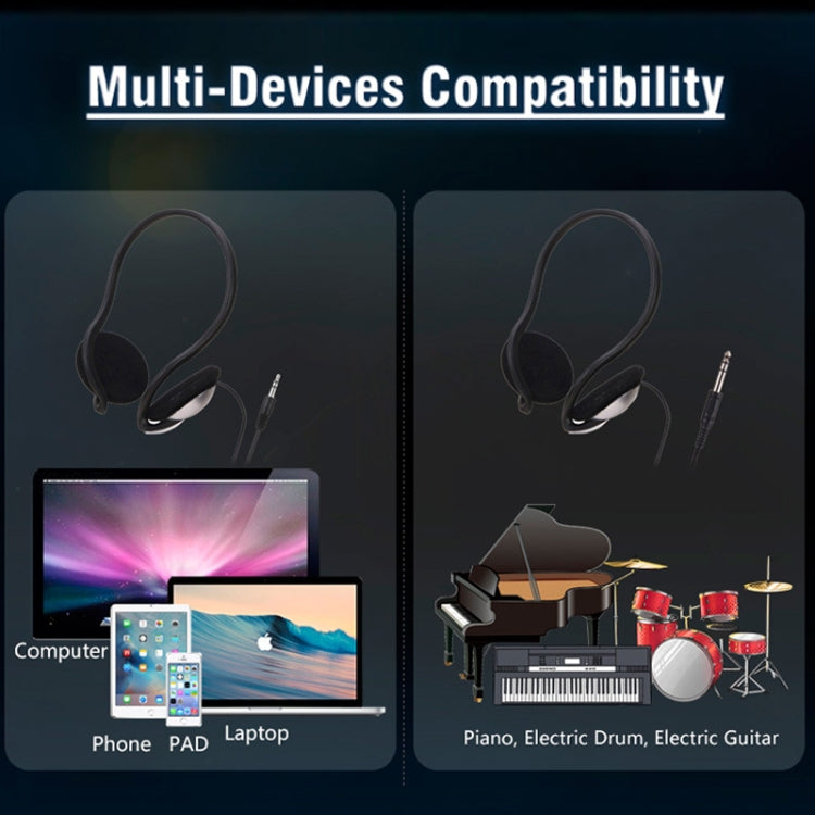 Soyto SY720 Student Equipped Wired Headset for Electronic Piano Drum Guitar