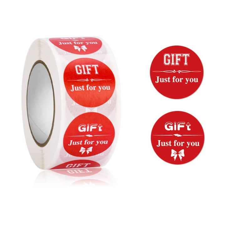 GIFT Just For You Round Sticker Seal Sticker