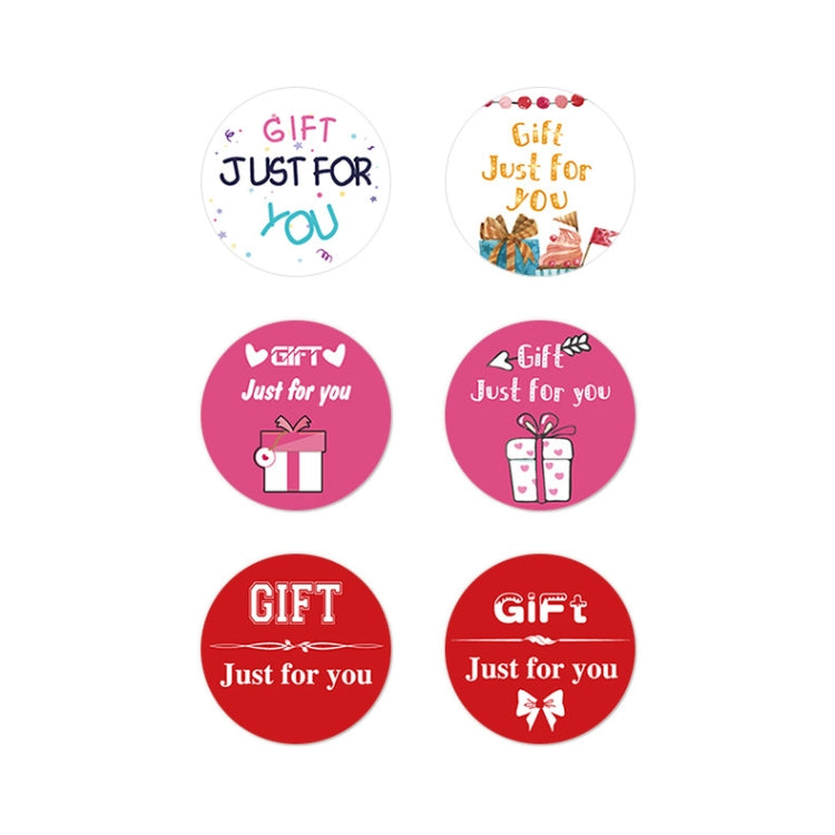 GIFT Just For You Round Sticker Seal Sticker