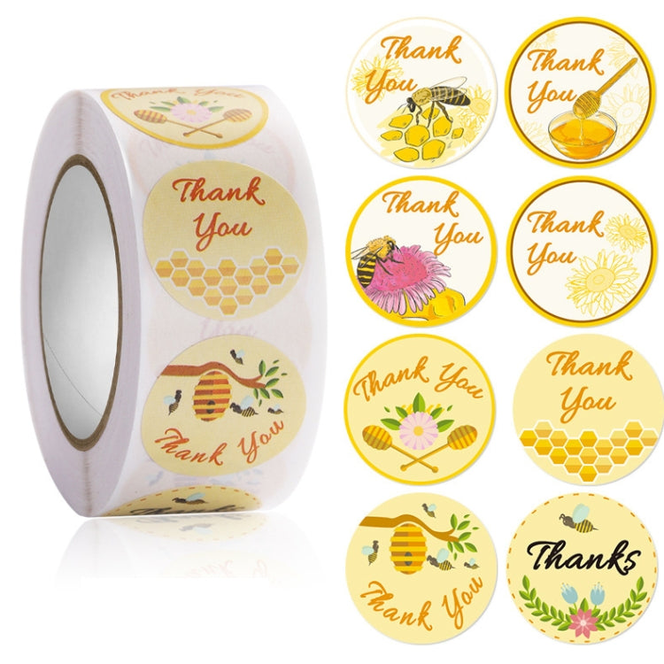 Pearl Milk Tea Cup Thank You Sticker Coffee Shop Sealing Sticker
