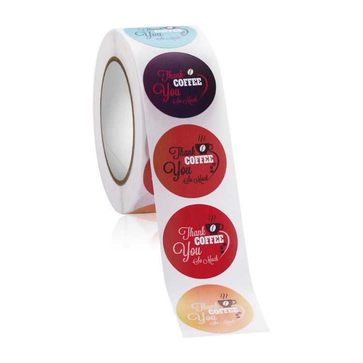 Pearl Milk Tea Cup Thank You Sticker Coffee Shop Sealing Sticker