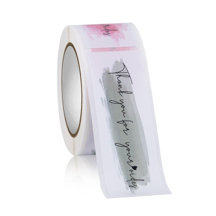 Rectangle Thank you for Your Order Sticker Seal Label