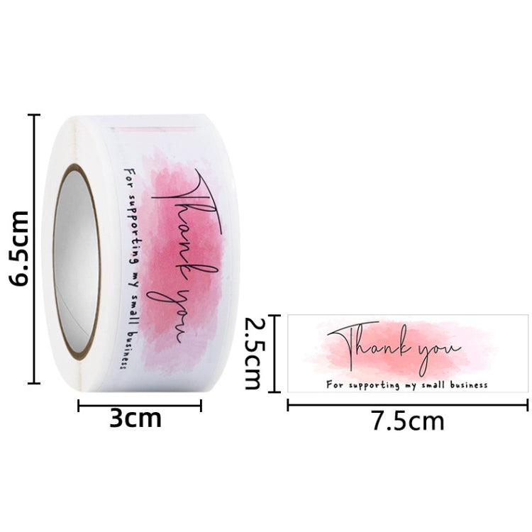 Rectangle Thank you for Your Order Sticker Seal Label