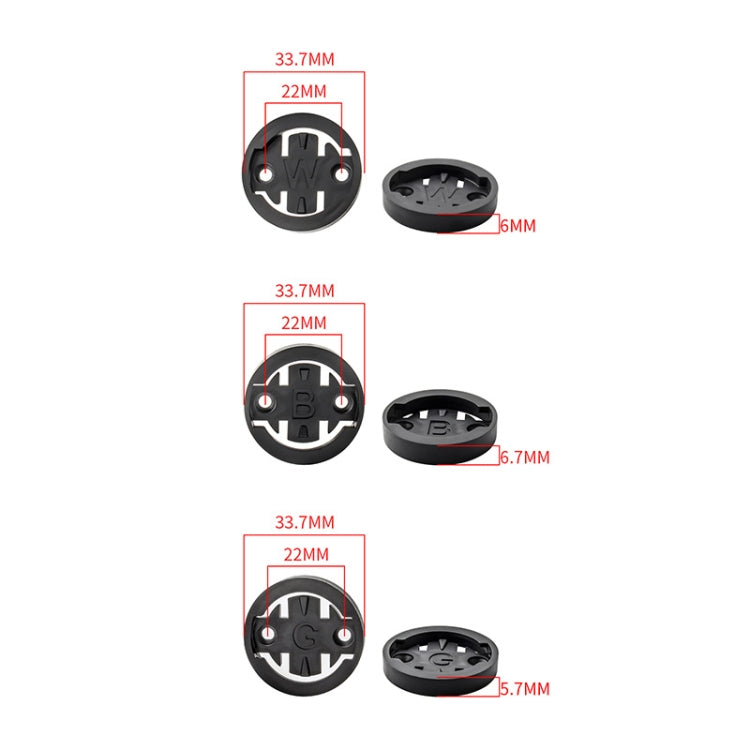 3 PCS Mountain Road Bike Stopwatch Conversion Seat