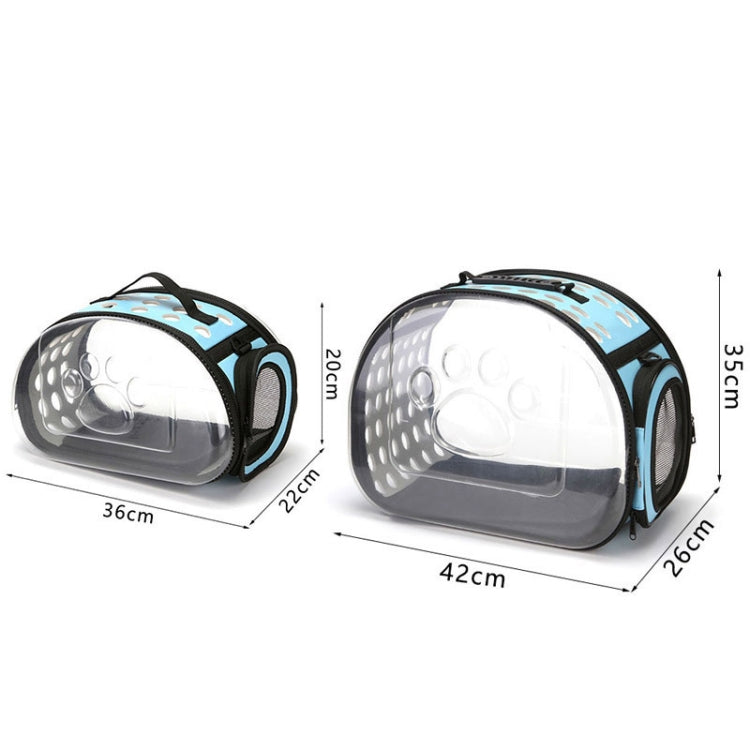Pet Transparent Space Capsule Outing Package, Size: