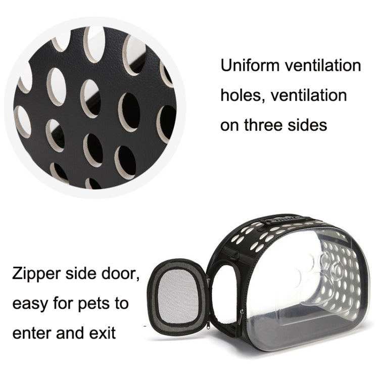 Pet Transparent Space Capsule Outing Package, Size: