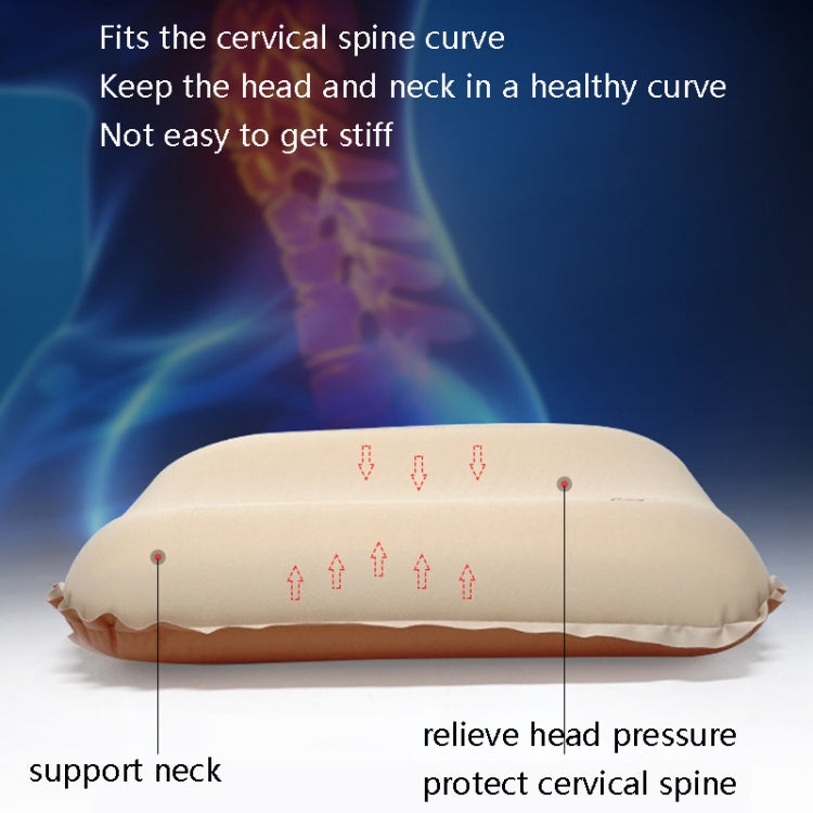 CHANODUG Camping Travel Portable Automatic Inflatable Foam Pillow